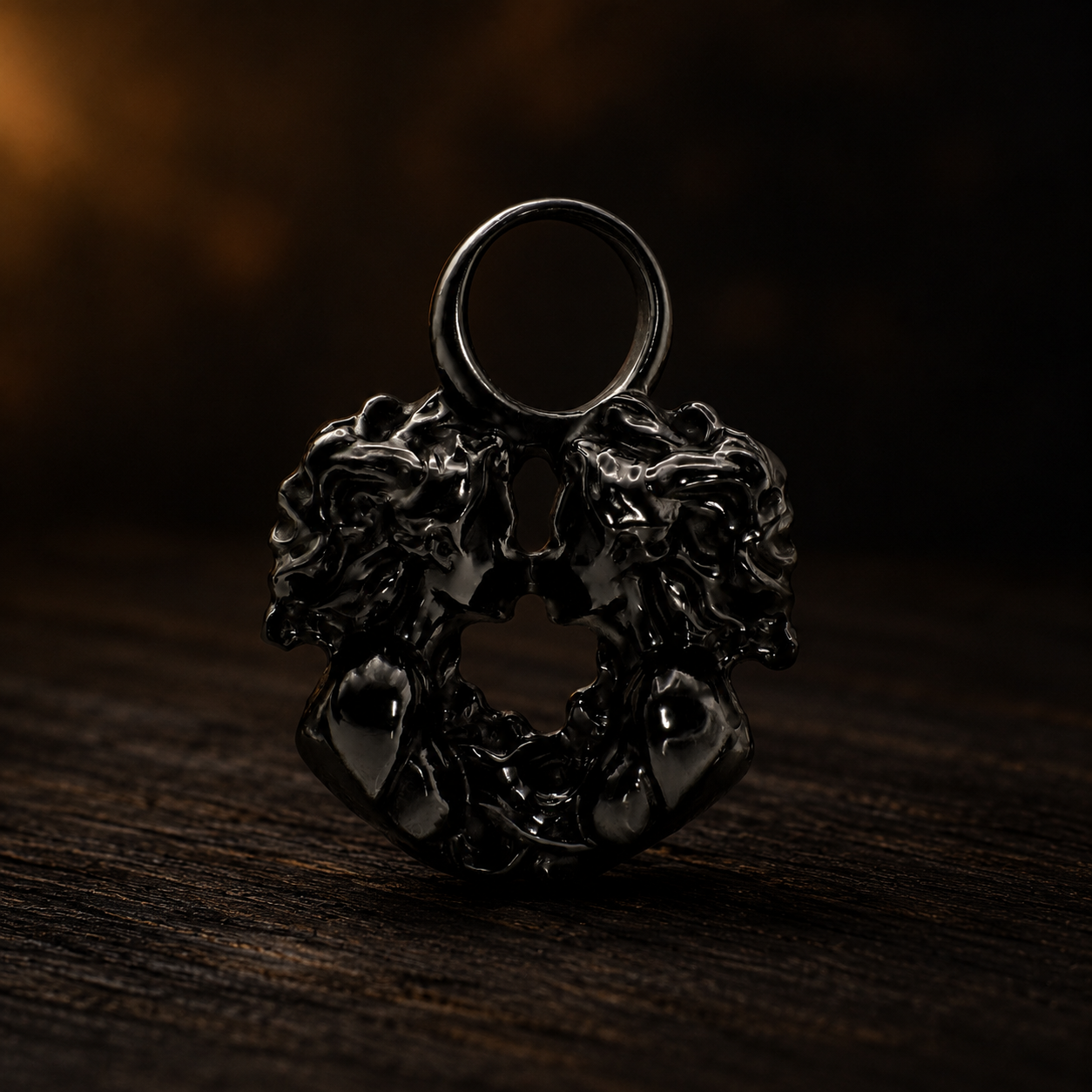 Zwilling Sternzeichen Charm – Keramik Anhänger Schwarz