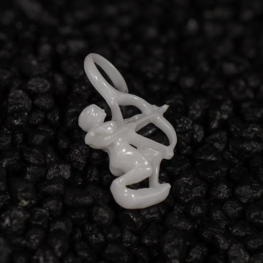 Schütze Sternzeichen Charm – Keramik Anhänger Weiss