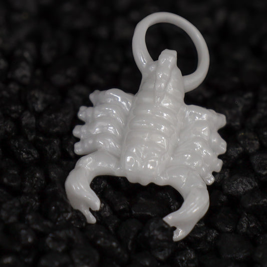 Skorpion Sternzeichen Charm – Keramik Anhänger Weiss