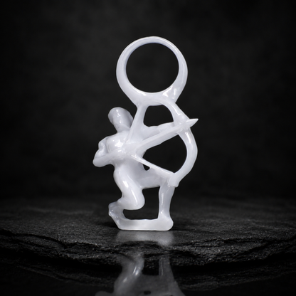 Schütze Sternzeichen Charm – Keramik Anhänger Weiss