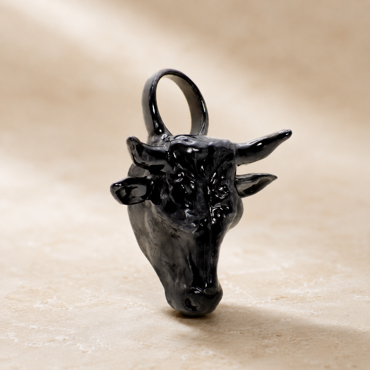 Stier Sternzeichen Charm – Keramik Anhänger
