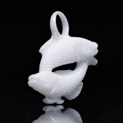 Fische Sternzeichen Charm – Keramik Anhänger Weiss