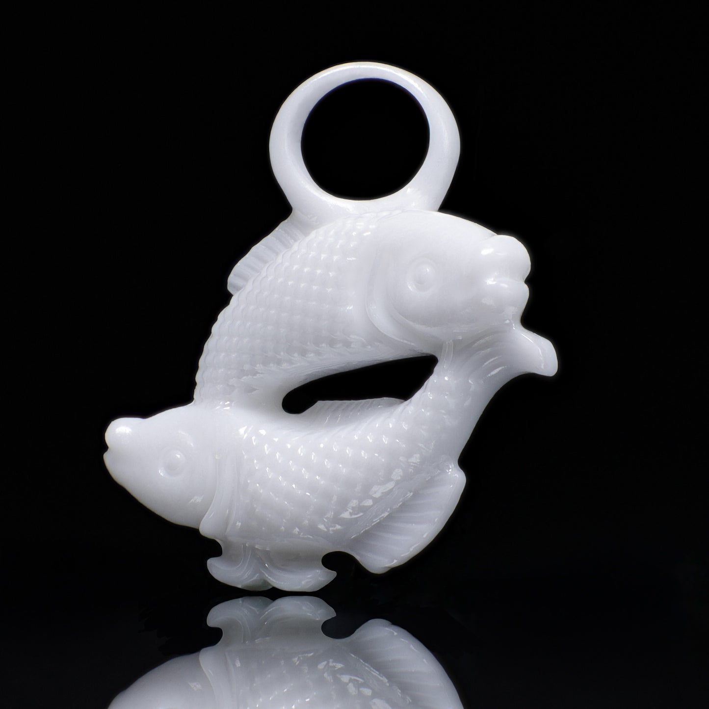 Fische Sternzeichen Charm – Keramik Anhänger Weiss