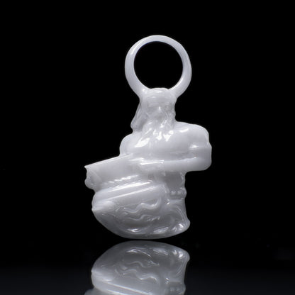 Wassermann Sternzeichen Charm – Keramik Anhänger Weiss
