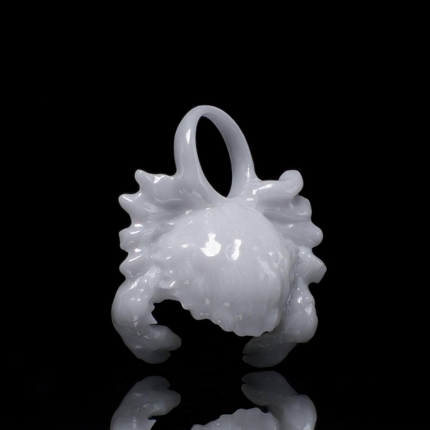 Krebs Sternzeichen Charm – Keramik Anhänger Weiss