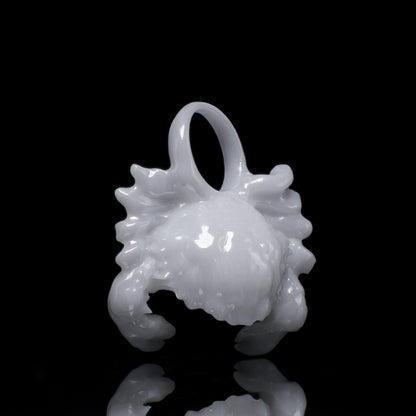 Krebs Sternzeichen Charm – Keramik Anhänger Weiss