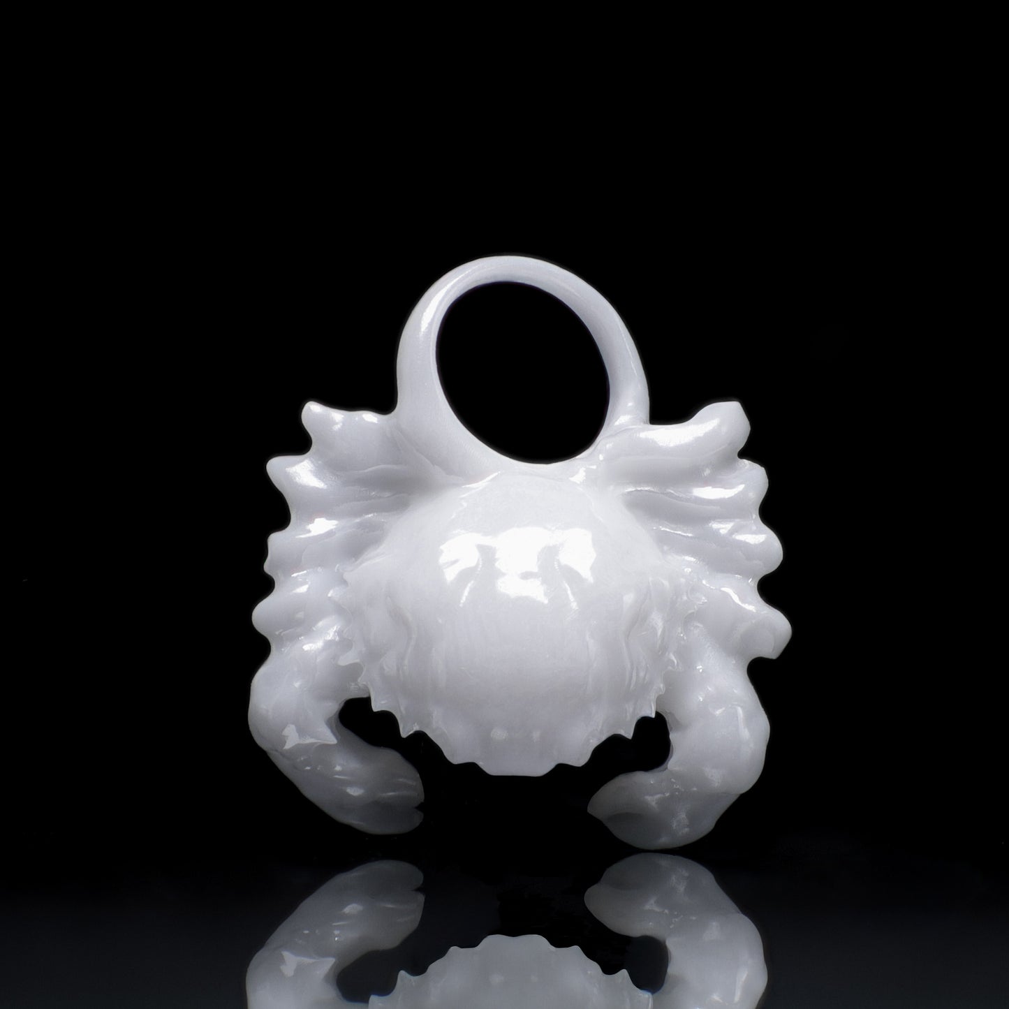 Krebs Sternzeichen Charm – Keramik Anhänger Weiss