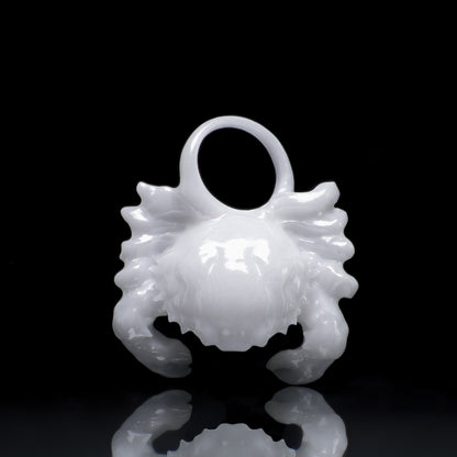 Krebs Sternzeichen Charm – Keramik Anhänger Weiss