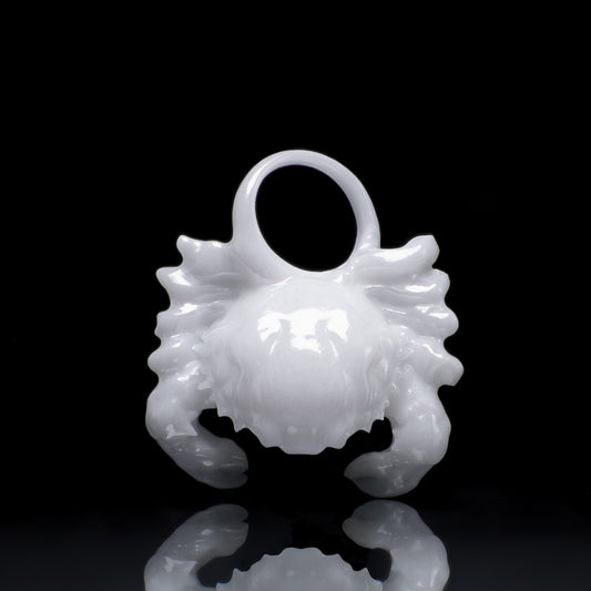 Krebs Sternzeichen Charm – Keramik Anhänger Weiss