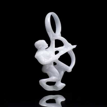 Schütze Sternzeichen Charm – Keramik Anhänger Weiss