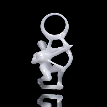 Schütze Sternzeichen Charm – Keramik Anhänger Weiss
