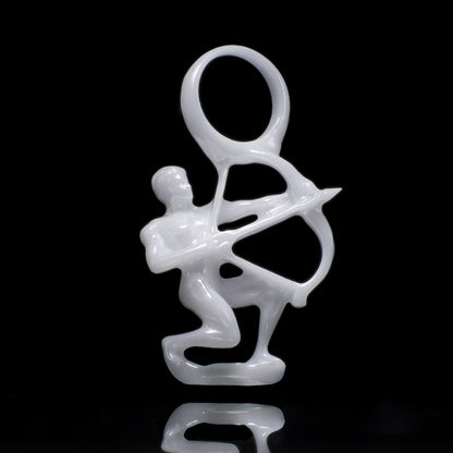 Schütze Sternzeichen Charm – Keramik Anhänger Weiss