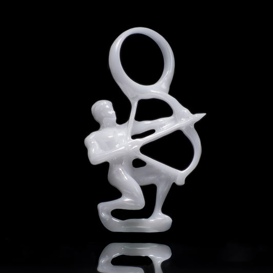 Schütze Sternzeichen Charm – Keramik Anhänger Weiss