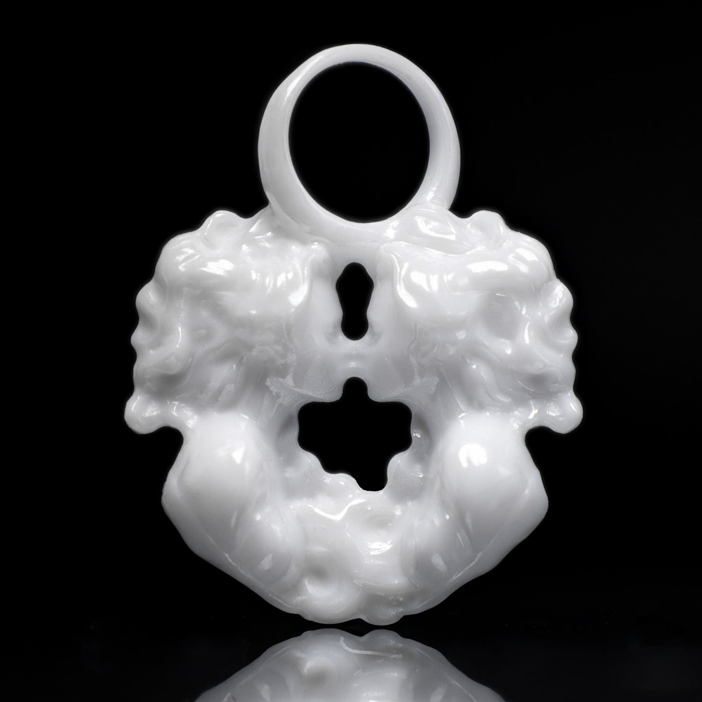 Zwilling Sternzeichen Charm – Keramik Anhänger Weiss