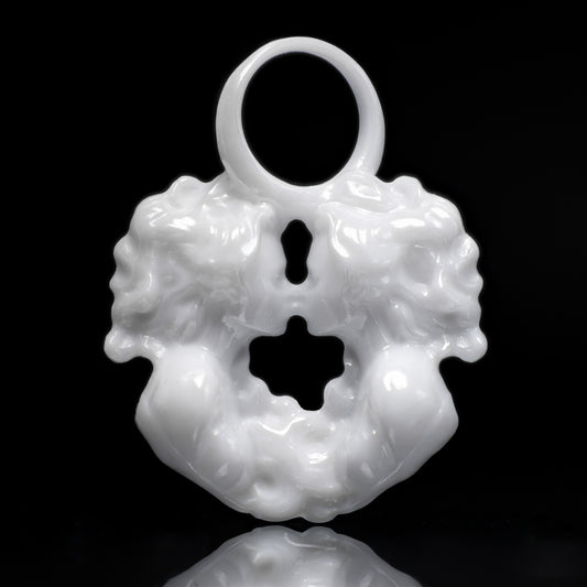 Zwilling Sternzeichen Charm – Keramik Anhänger Weiss