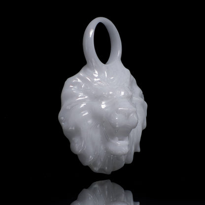 Löwe Sternzeichen Charm – Keramik Anhänger Weiss