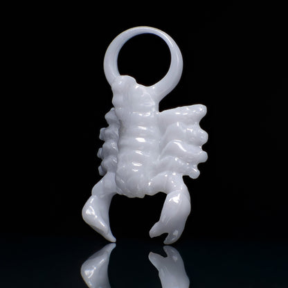 Skorpion Sternzeichen Charm – Keramik Anhänger Weiss