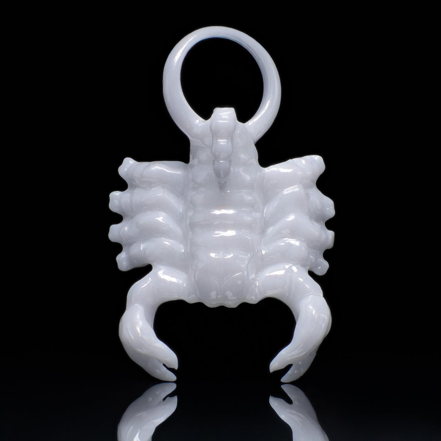 Skorpion Sternzeichen Charm – Keramik Anhänger Weiss