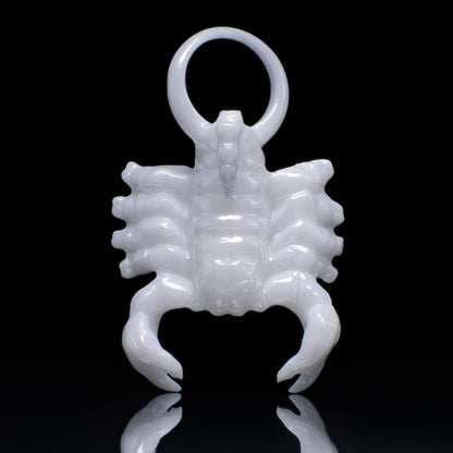 Skorpion Sternzeichen Charm – Keramik Anhänger Weiss