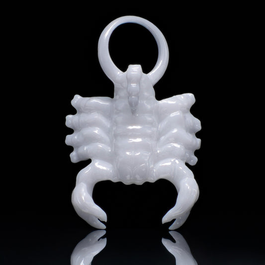 Skorpion Sternzeichen Charm – Keramik Anhänger Weiss