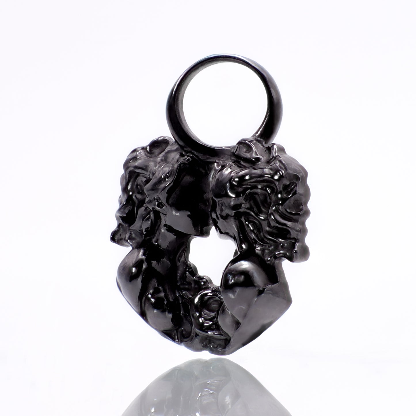 Zwilling Sternzeichen Charm – Keramik Anhänger Schwarz
