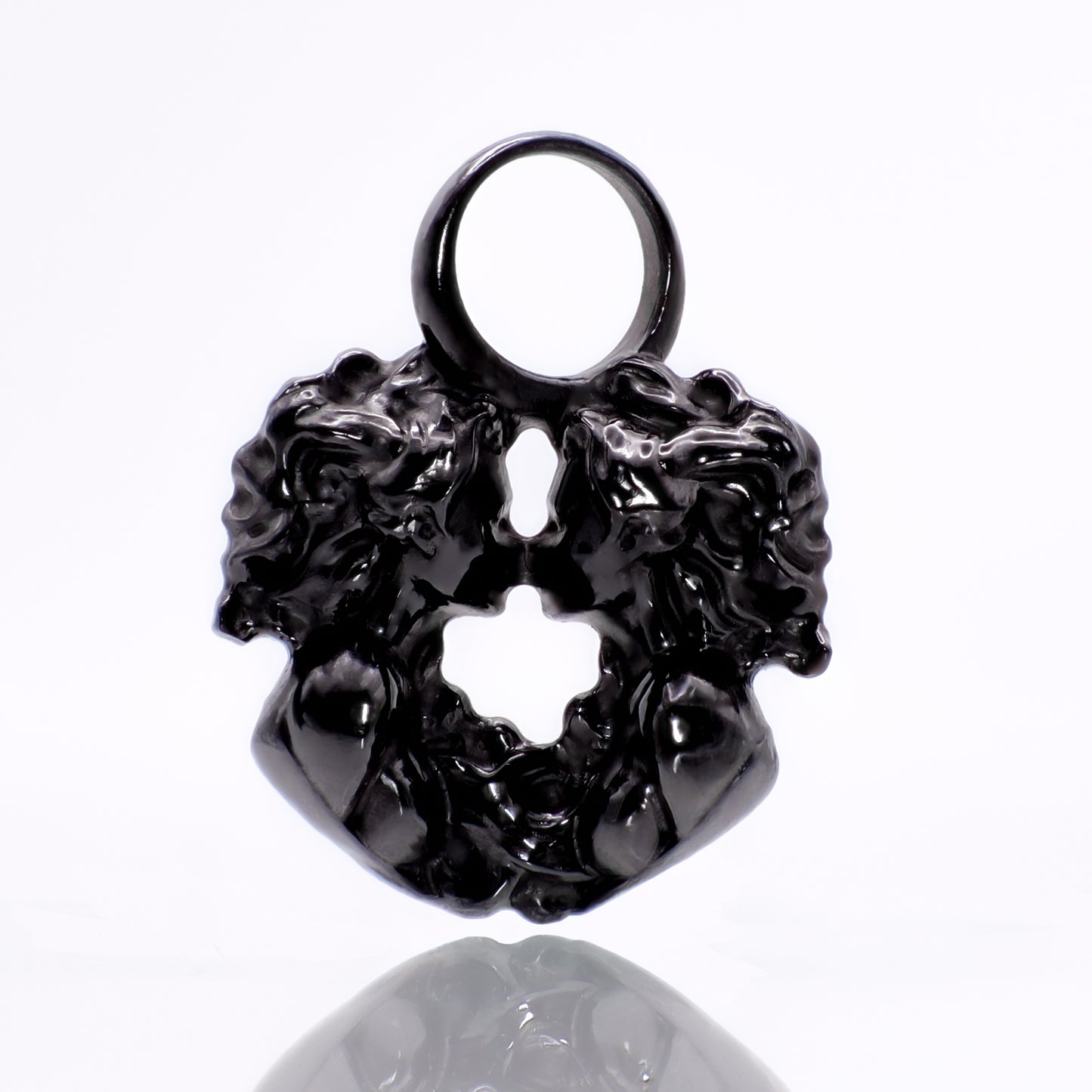 Zwilling Sternzeichen Charm – Keramik Anhänger Schwarz