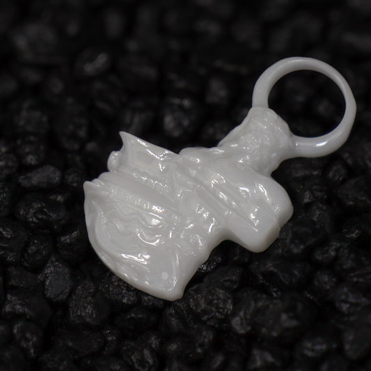 Wassermann Sternzeichen Charm – Keramik Anhänger Weiss