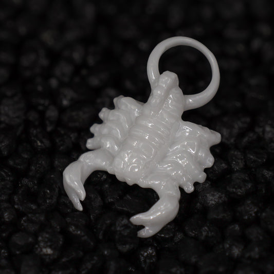 Skorpion Sternzeichen Charm – Keramik Anhänger Weiss